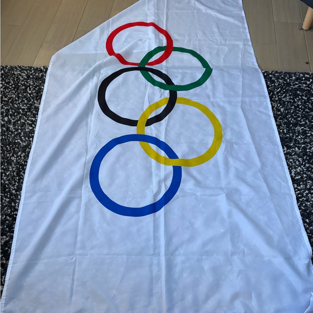 Olympic Rings Flag - Picture 2 of 2